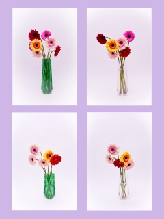 Складная пластиковая цветочная ваза (Кликните для увеличения)